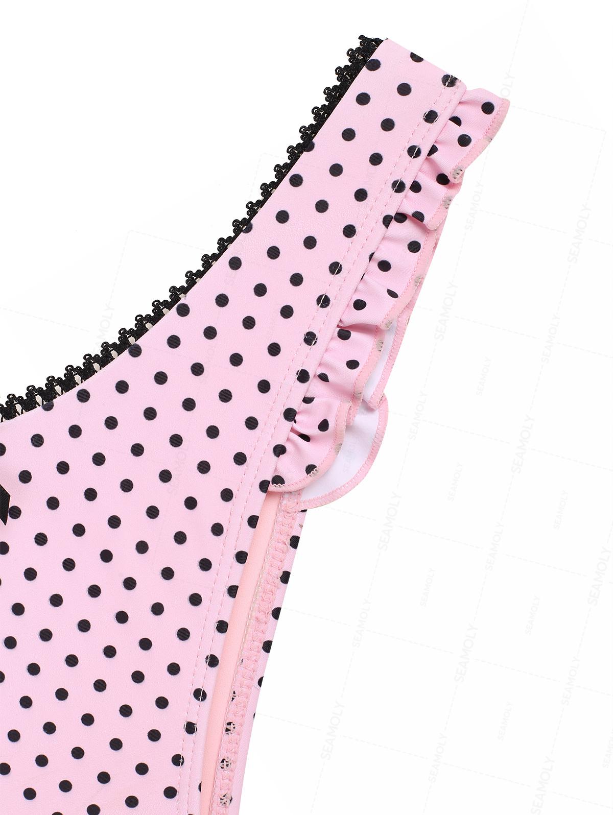 Biquíni Halter Poá Rendado Valentina Privée | Estilo Retrô Vintage Premium