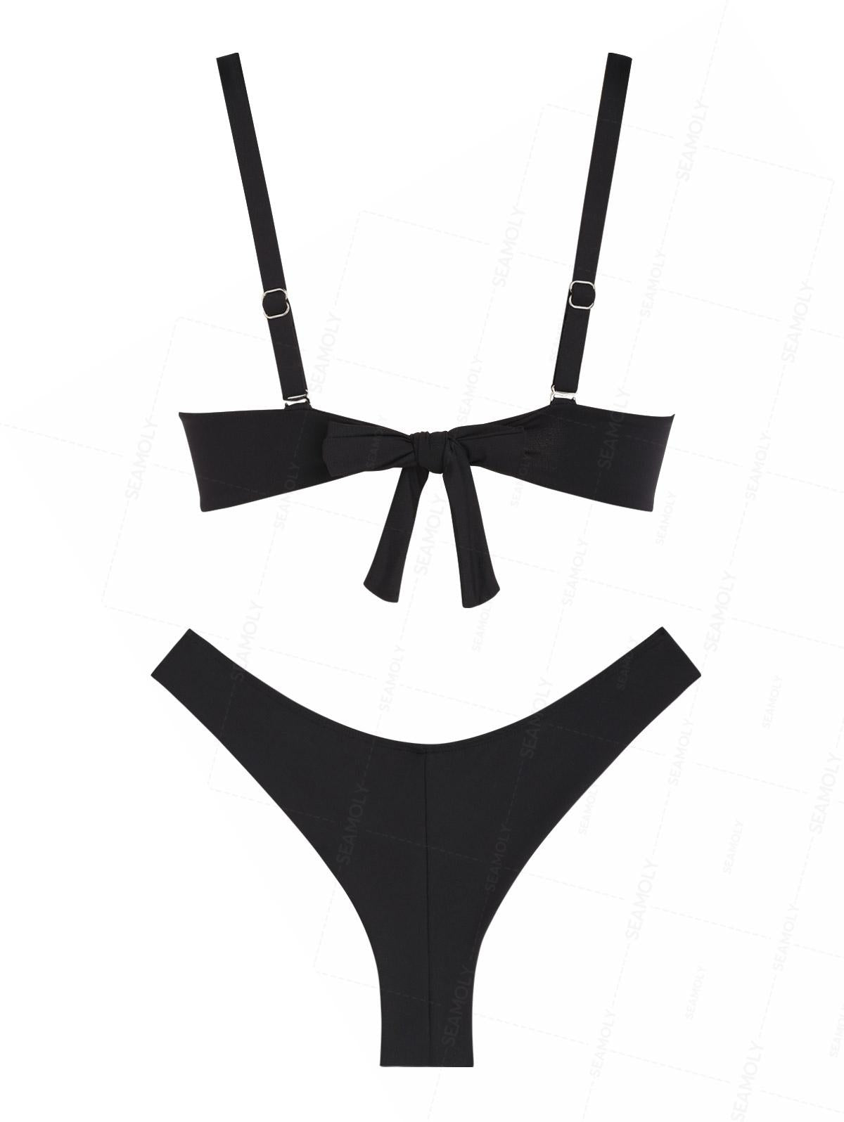Biquíni Push-Up Estruturado Valentina Privée | Top Franzido com Aro Premium