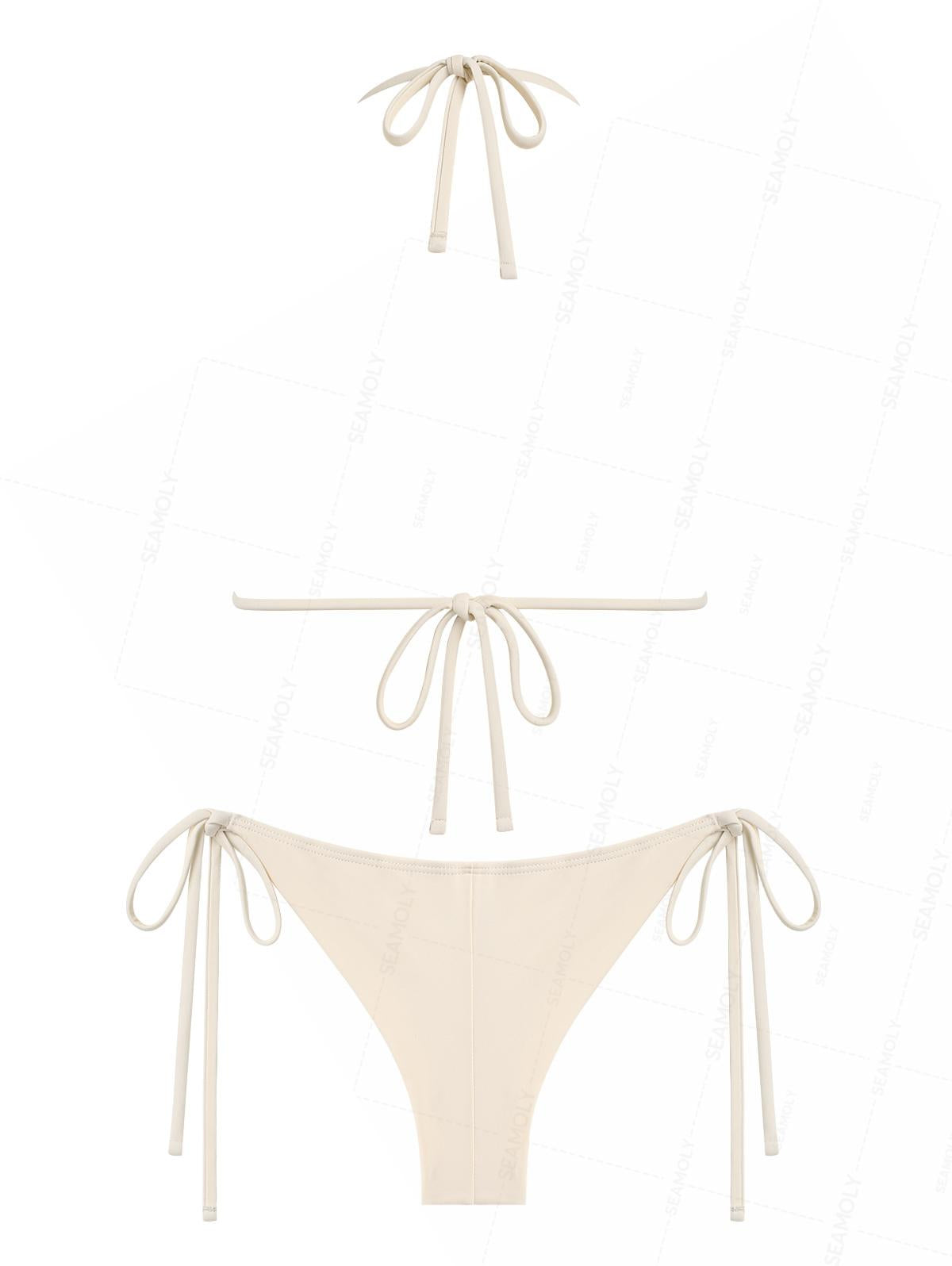 Biquíni Riviera Bordado Floral Valentina Privée | Moda Praia Exclusiva
