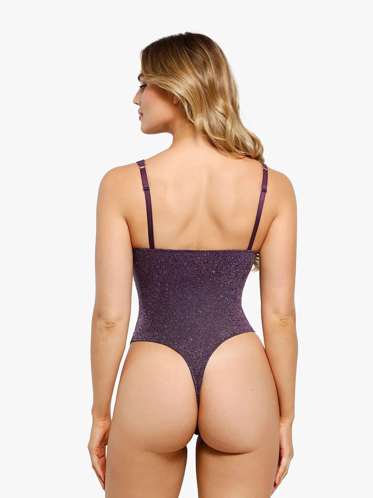 Body Modelador Metalizado com Decote Quadrado | Valentina Privée