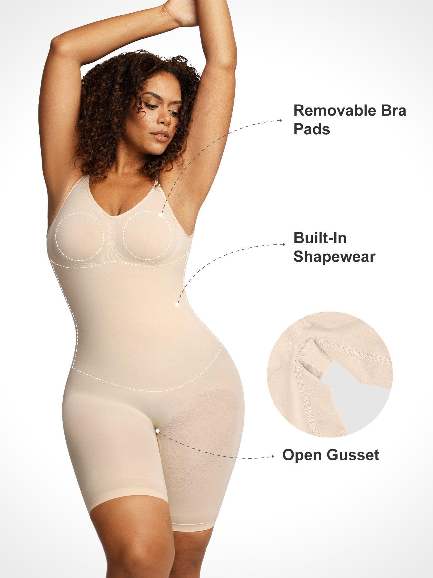 Body Modelador Feminino Valentina Privée | Silhueta Definida com Elegância