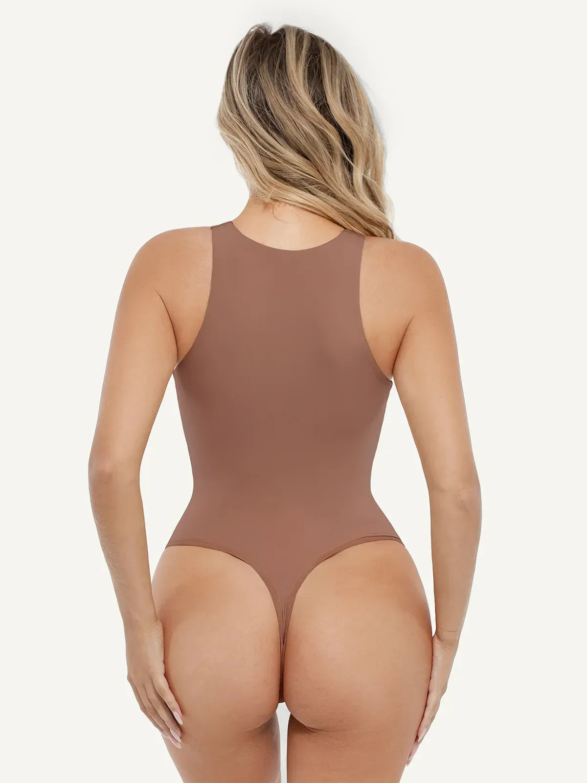Body Modelador CloudSense Sem Mangas com Decote Redondo | Valentina Privée