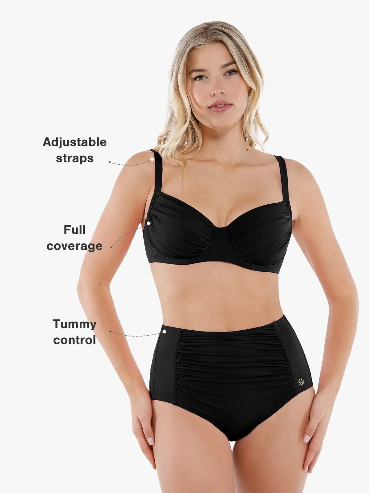 Conjunto de Biquíni Modelador Franzido na Barriga | Valentina Privée