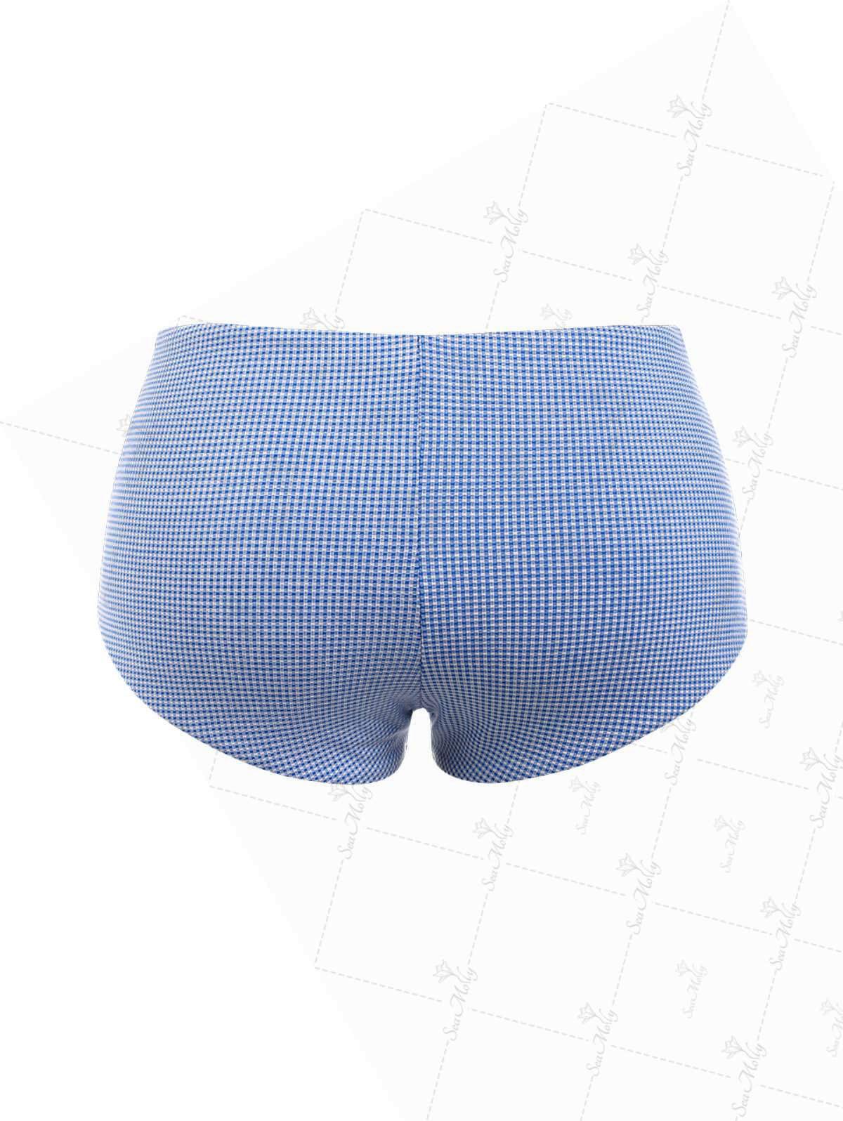 Calcinha Riviera Vichy Valentina Privée | Moda Praia Retrô Exclusiva