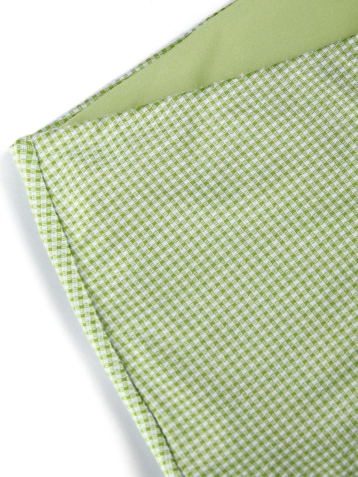 Calcinha Riviera Xadrez Verde Valentina Privée | Moda Praia Retrô Exclusiva