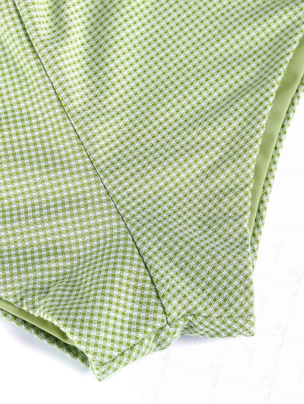 Calcinha Riviera Xadrez Verde Valentina Privée | Moda Praia Retrô Exclusiva