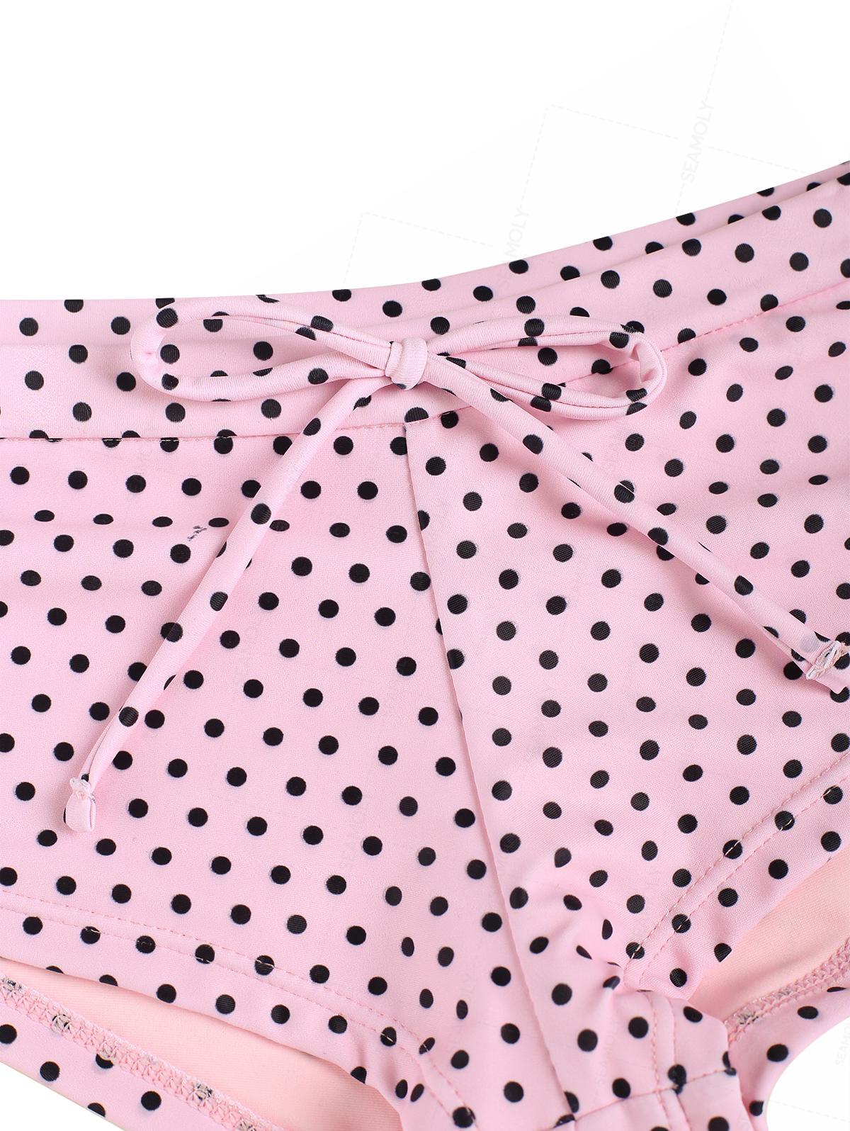 Calcinha Saint-Tropez Poá com Laço Valentina Privée | Estilo Retrô Sofisticado