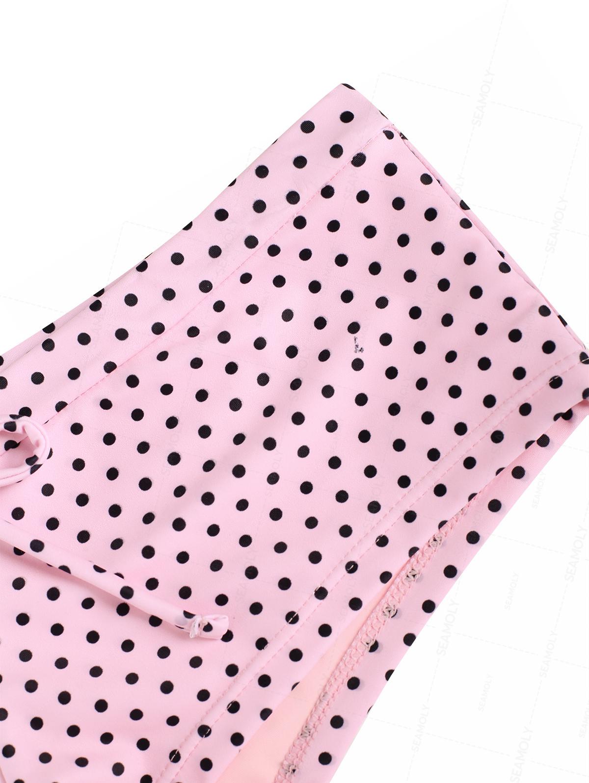 Calcinha Saint-Tropez Poá com Laço Valentina Privée | Estilo Retrô Sofisticado