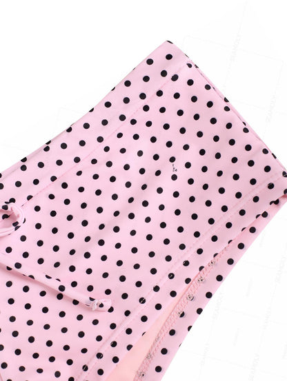 Calcinha Saint-Tropez Poá com Laço Valentina Privée | Estilo Retrô Sofisticado
