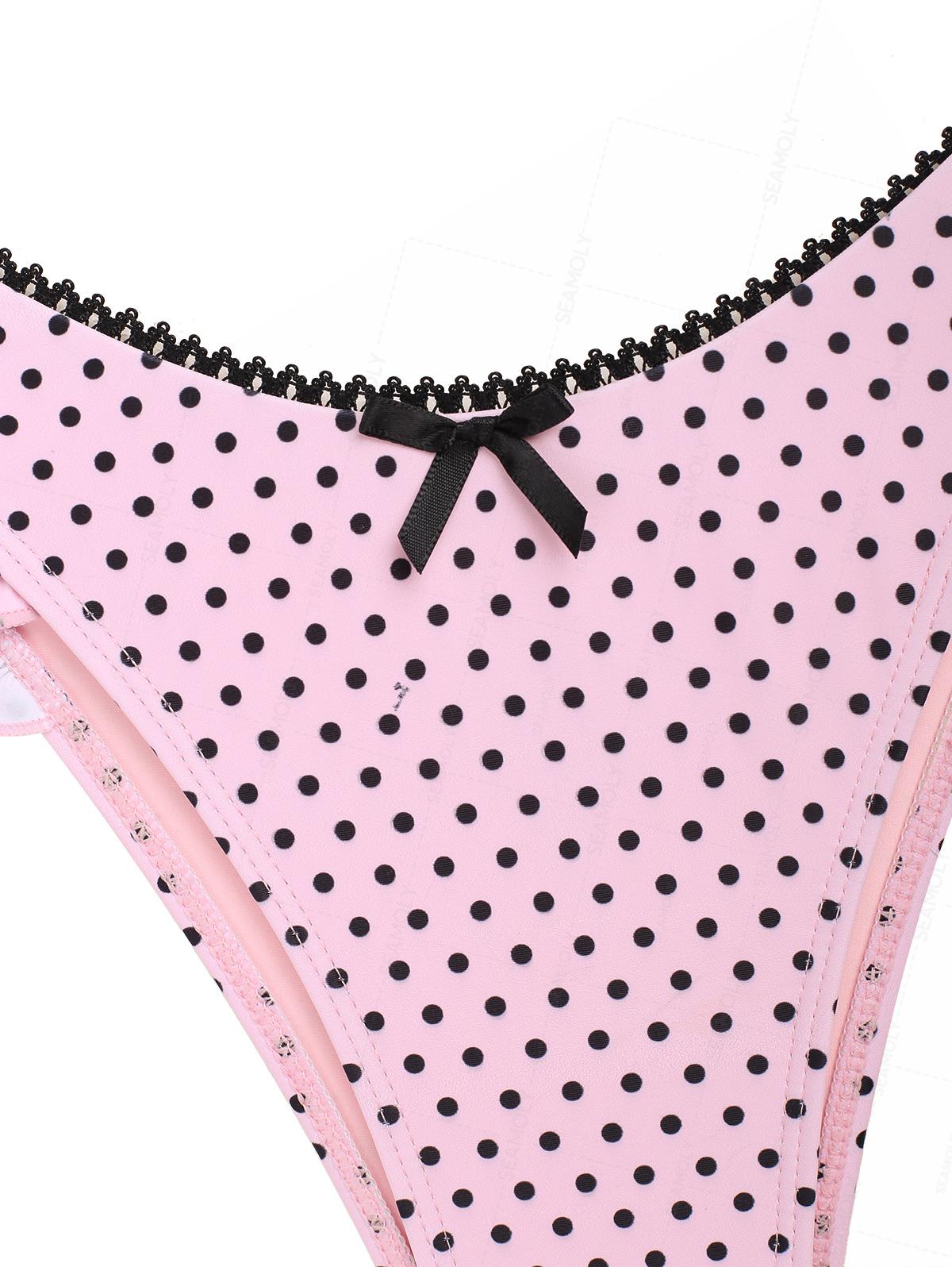 Biquíni Halter Poá Rendado Valentina Privée | Estilo Retrô Vintage Premium
