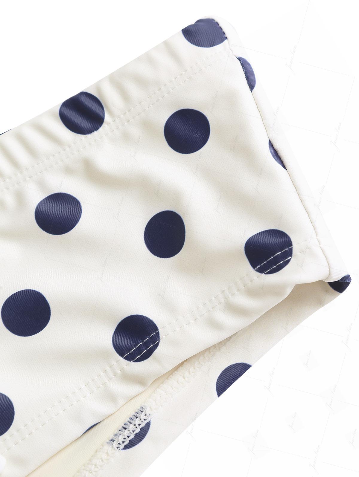 Biquíni Tankini Poá Azul Marinho Valentina Privée | Frente Única Feminina Premium