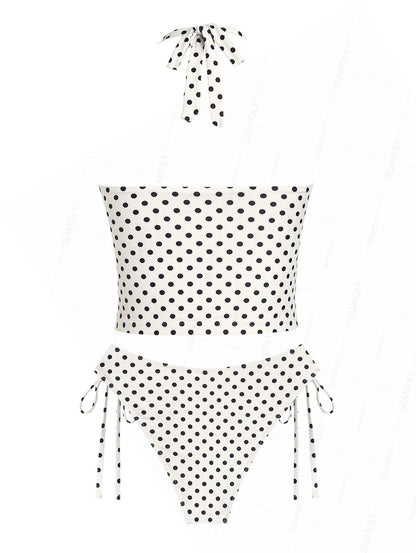 Biquíni Pin-Up Vintage Valentina Privée | Estampa Poá Retrô Premium
