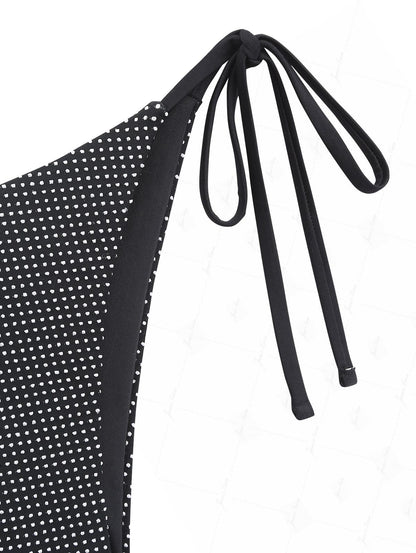 Biquíni Noir Élégance Valentina Privée | Tankini Jacquard Exclusivo