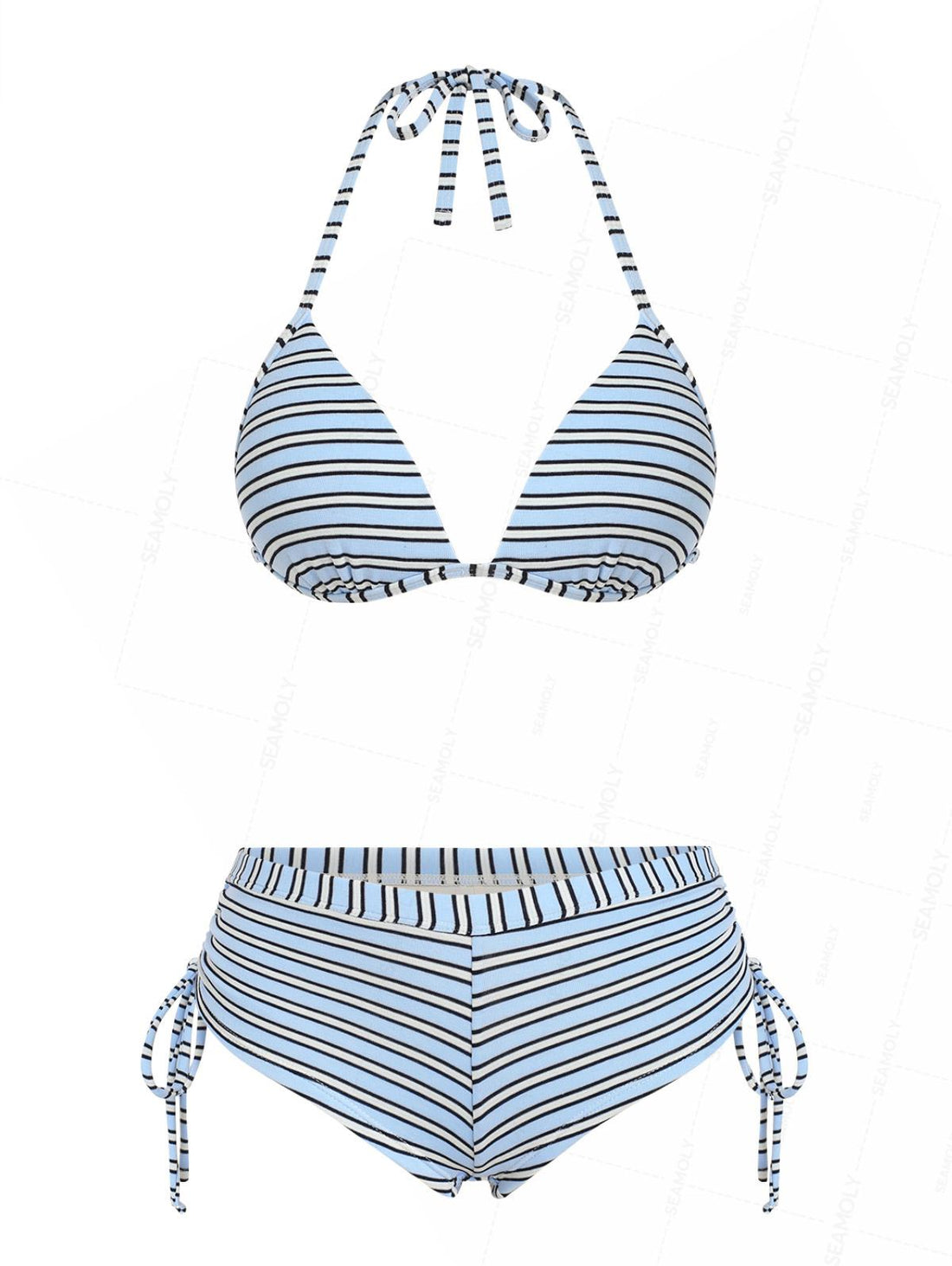 Biquíni Riviera Y2K Listrado Valentina Privée | Moda Praia Fashion Exclusiva