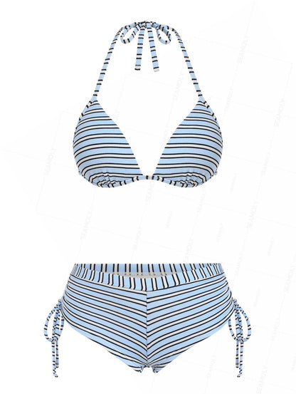 Biquíni Riviera Y2K Listrado Valentina Privée | Moda Praia Fashion Exclusiva