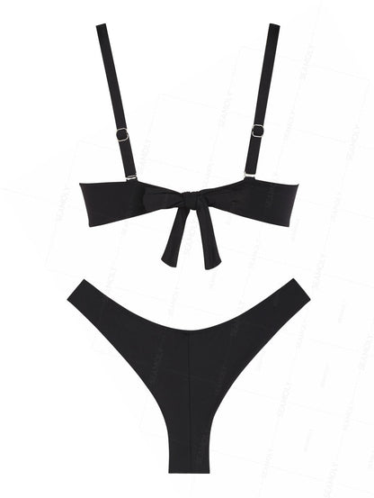 Biquíni Push-Up Estruturado Valentina Privée | Top Franzido com Aro Premium
