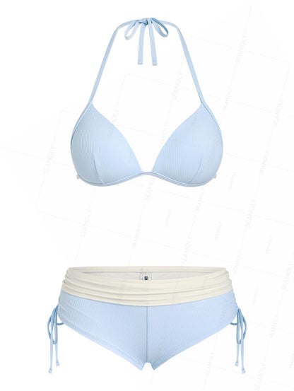 Biquíni Y2K Push-Up Valentina Privée | Top Triangular e Calcinha Dobrável