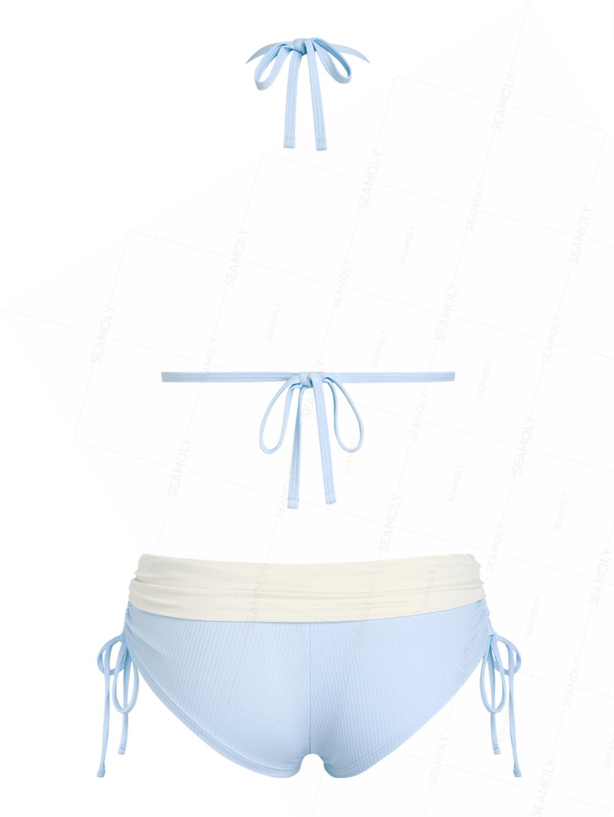 Biquíni Y2K Push-Up Valentina Privée | Top Triangular e Calcinha Dobrável