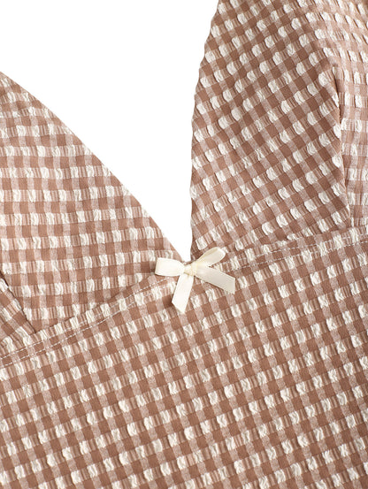 Biquíni Riviera Gingham Vintage Valentina Privée | Moda Praia Pin-Up Exclusiva