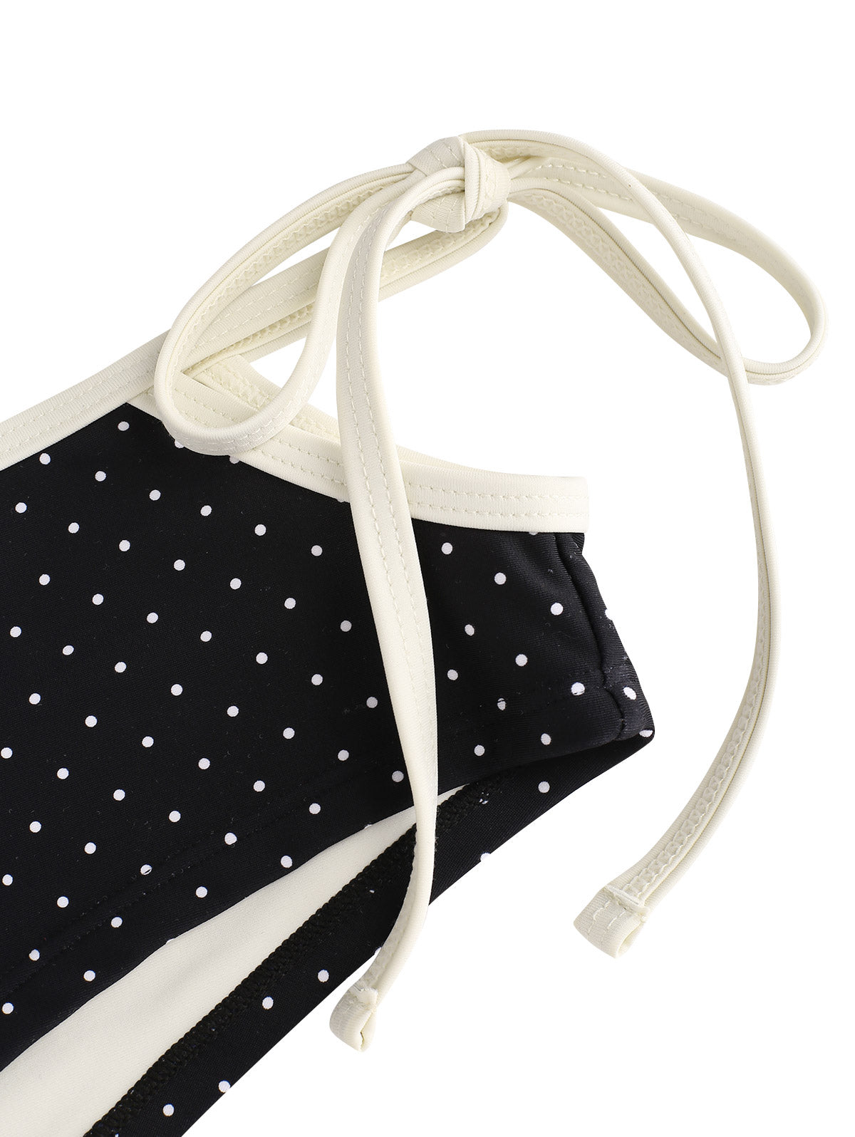 Calcinha Riviera Poá Contrastante Valentina Privée | Moda Praia Exclusiva