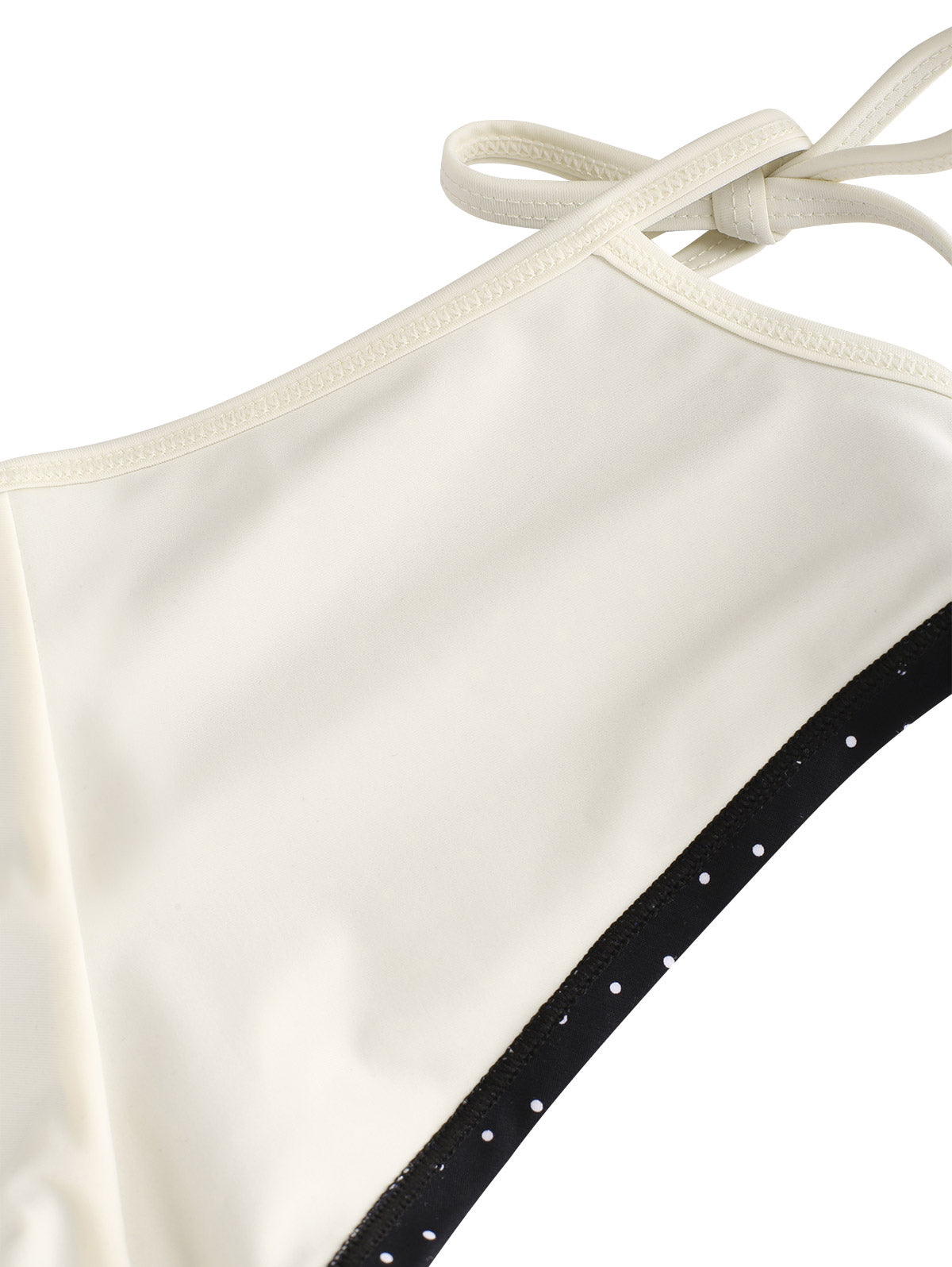 Calcinha Riviera Poá Contrastante Valentina Privée | Moda Praia Exclusiva