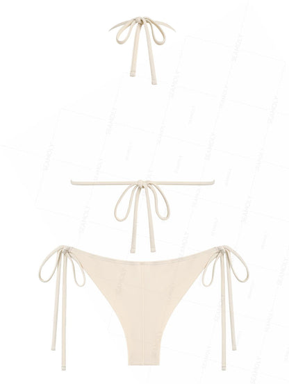Biquíni Riviera Bordado Floral Valentina Privée | Moda Praia Exclusiva