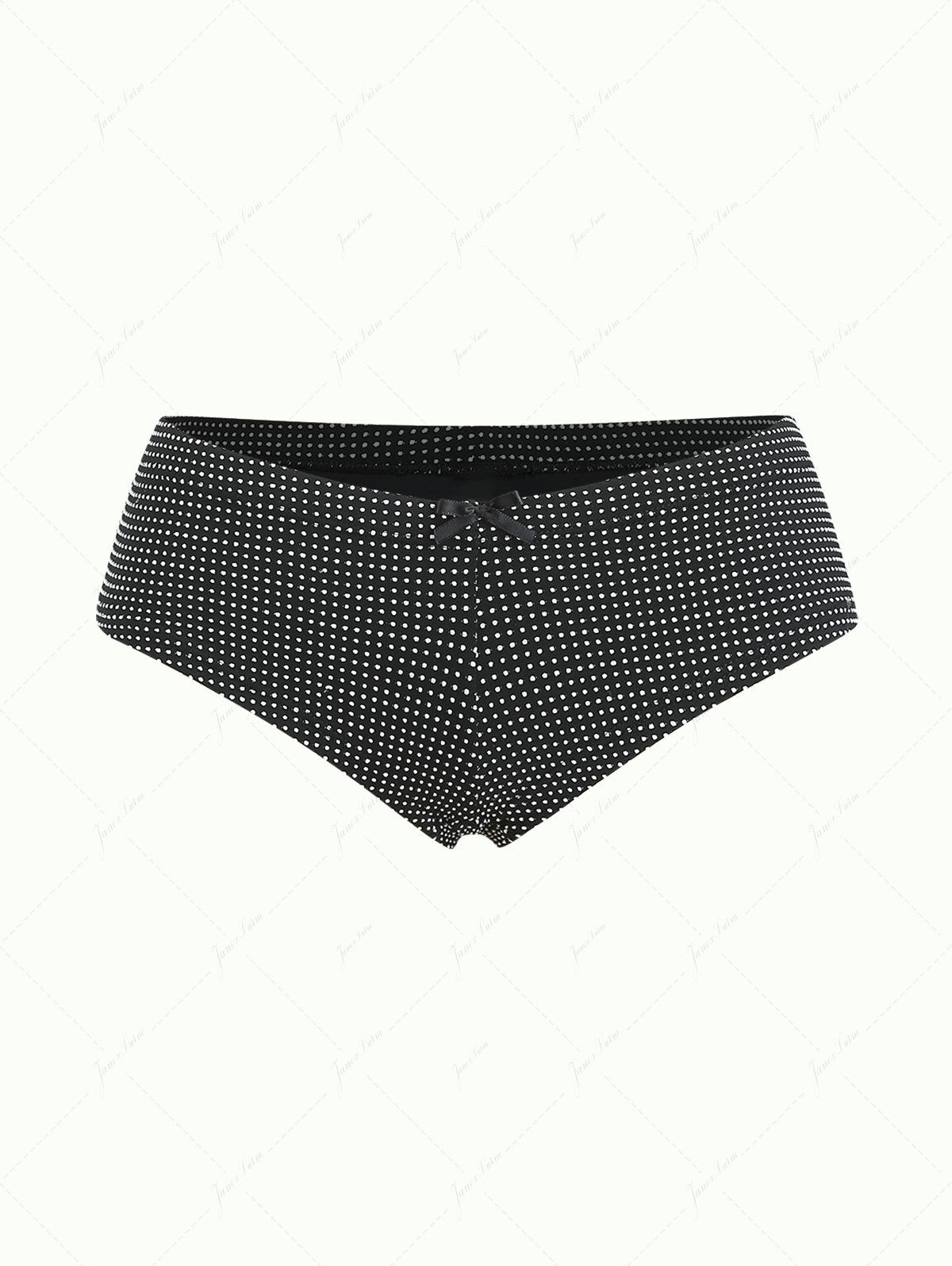 Calcinha de Biquíni Jacquard Poá Valentina Privée | Shorts Feminino Cintura Baixa