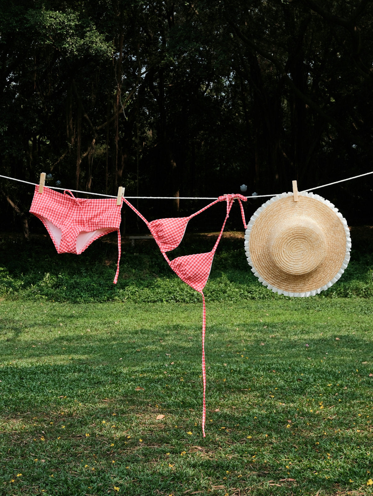 Biquíni Riviera Gingham Valentina Privée | Estilo Retrô Exclusivo
