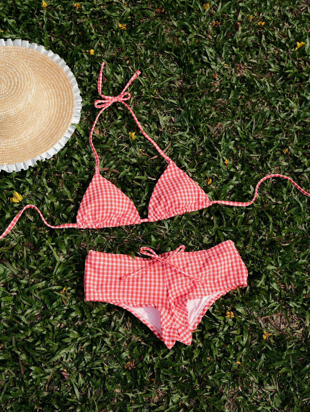 Biquíni Riviera Gingham Valentina Privée | Estilo Retrô Exclusivo