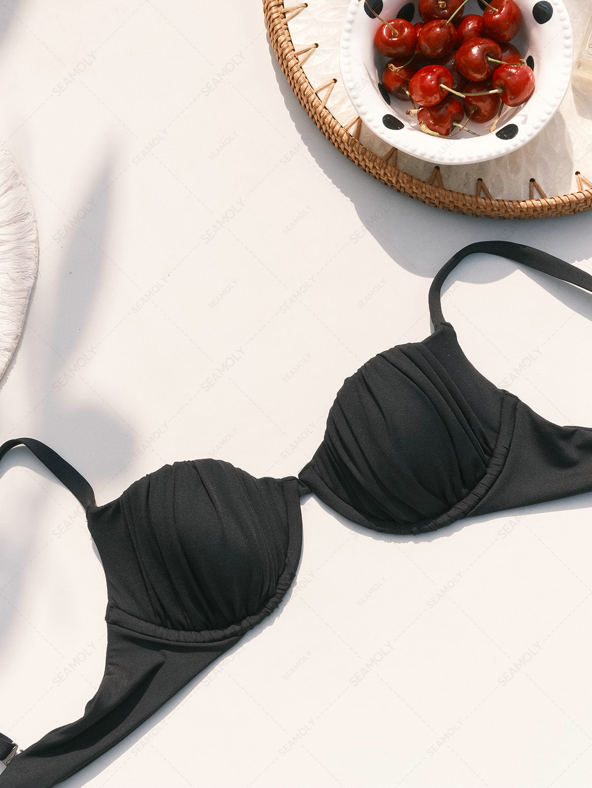 Biquíni Push-Up Estruturado Valentina Privée | Top Franzido com Aro Premium