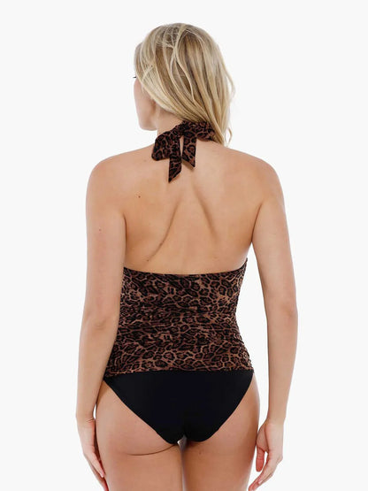 Maiô Modelador Halter com Controle Abdominal Valentina Privée