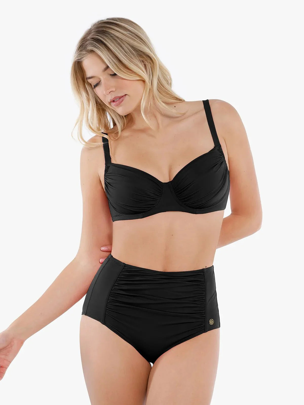 Top de Biquíni Modelador Franzido com Aro | Valentina Privée