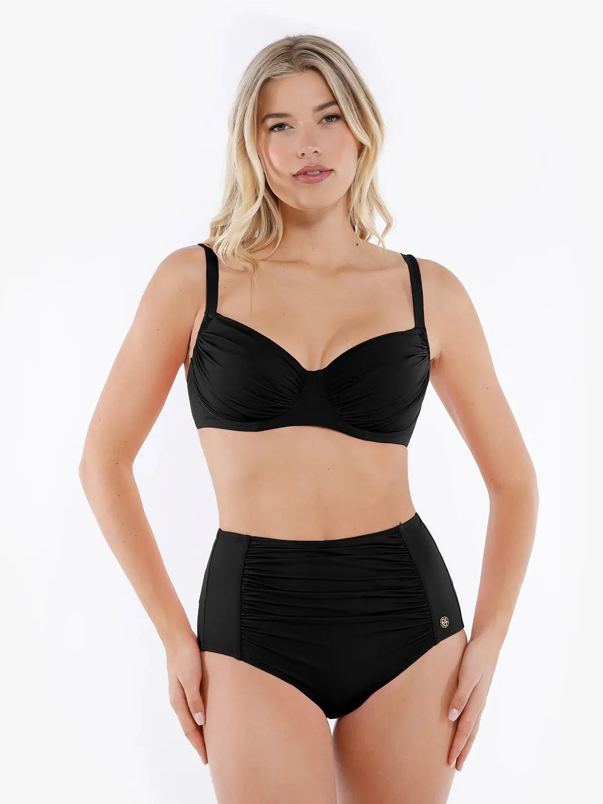 Top de Biquíni Modelador Franzido com Aro | Valentina Privée