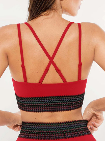 Conjunto de Biquíni Cintura Alta Boho com Controle de Barriga | Valentina Privée