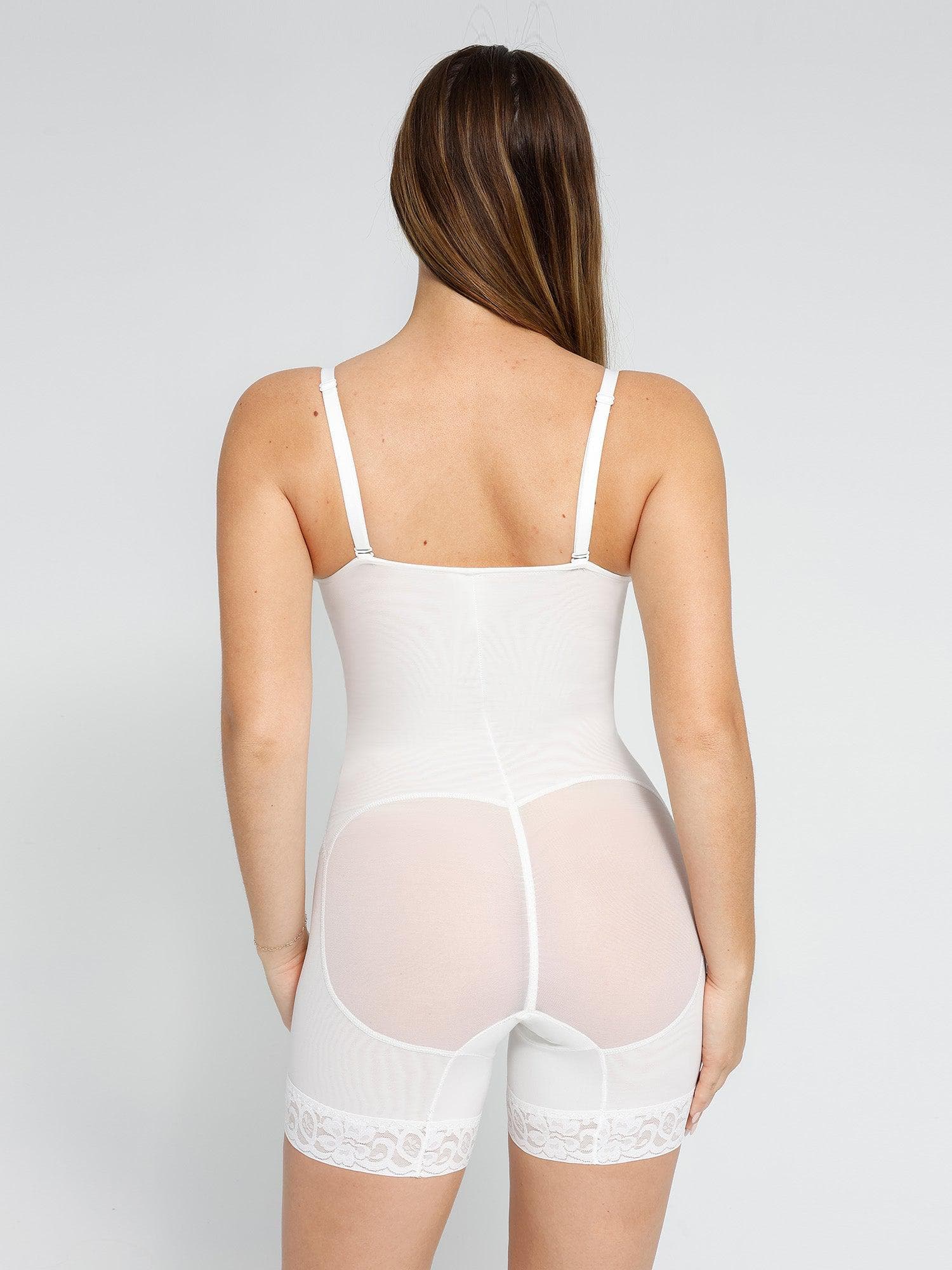 Body Modelador Feminino em Renda com Decote V Profundo Valentina Privée