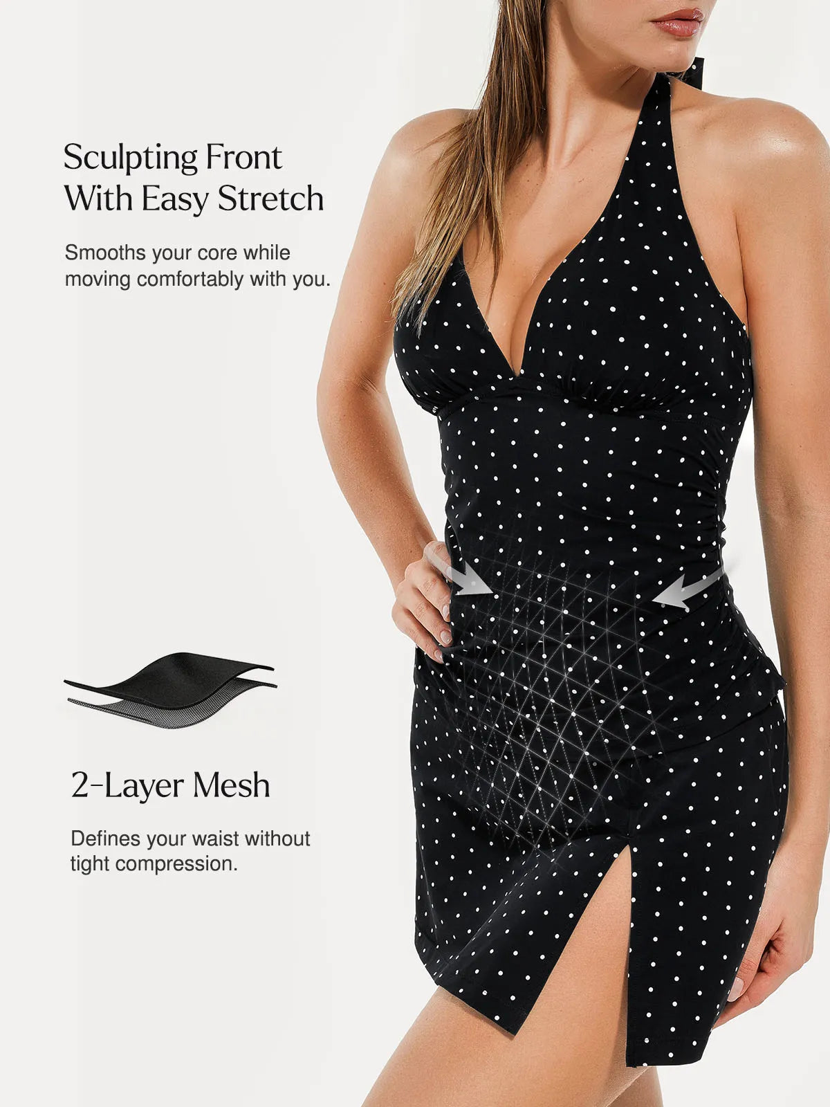 Conjunto Tankini com Saia Modeladora Valentina Privée