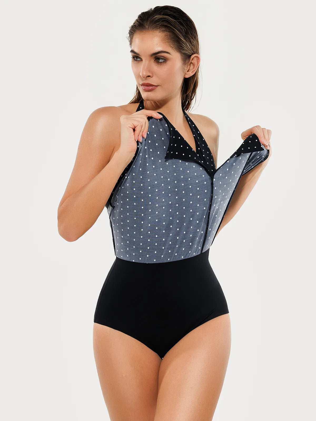 Conjunto Tankini com Saia Modeladora Valentina Privée