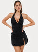 Conjunto de maiô tankini com saia modeladora