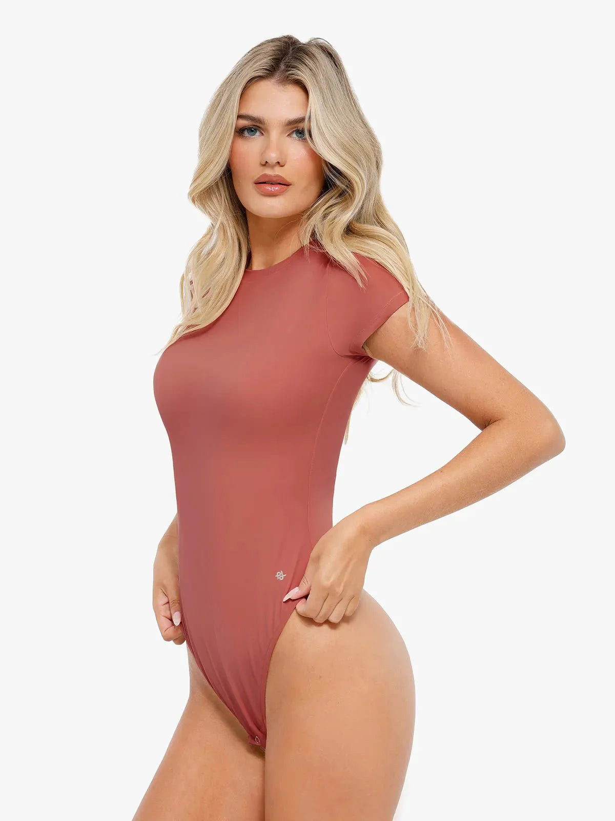 Body Modelador Manga Curta Gola Redonda Valentina Privée | CloudSense