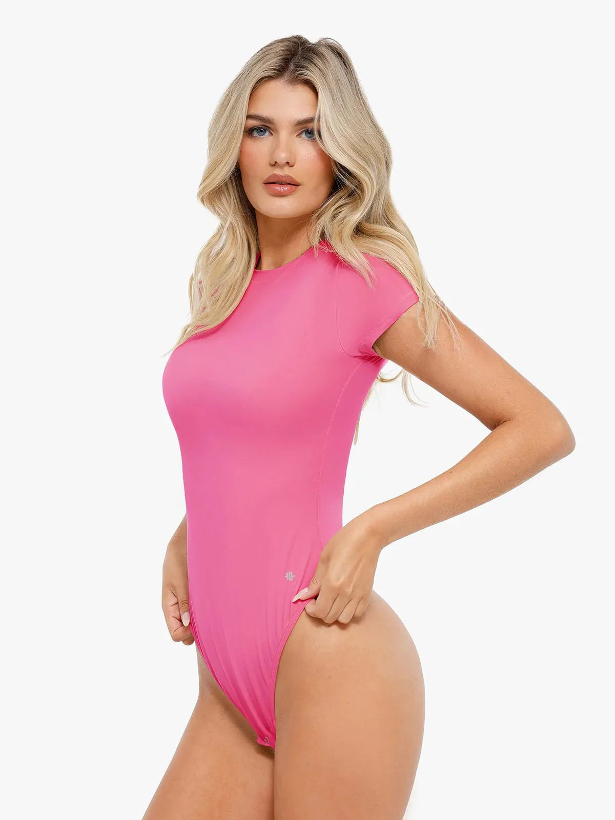 Body Modelador Manga Curta Gola Redonda Valentina Privée | CloudSense