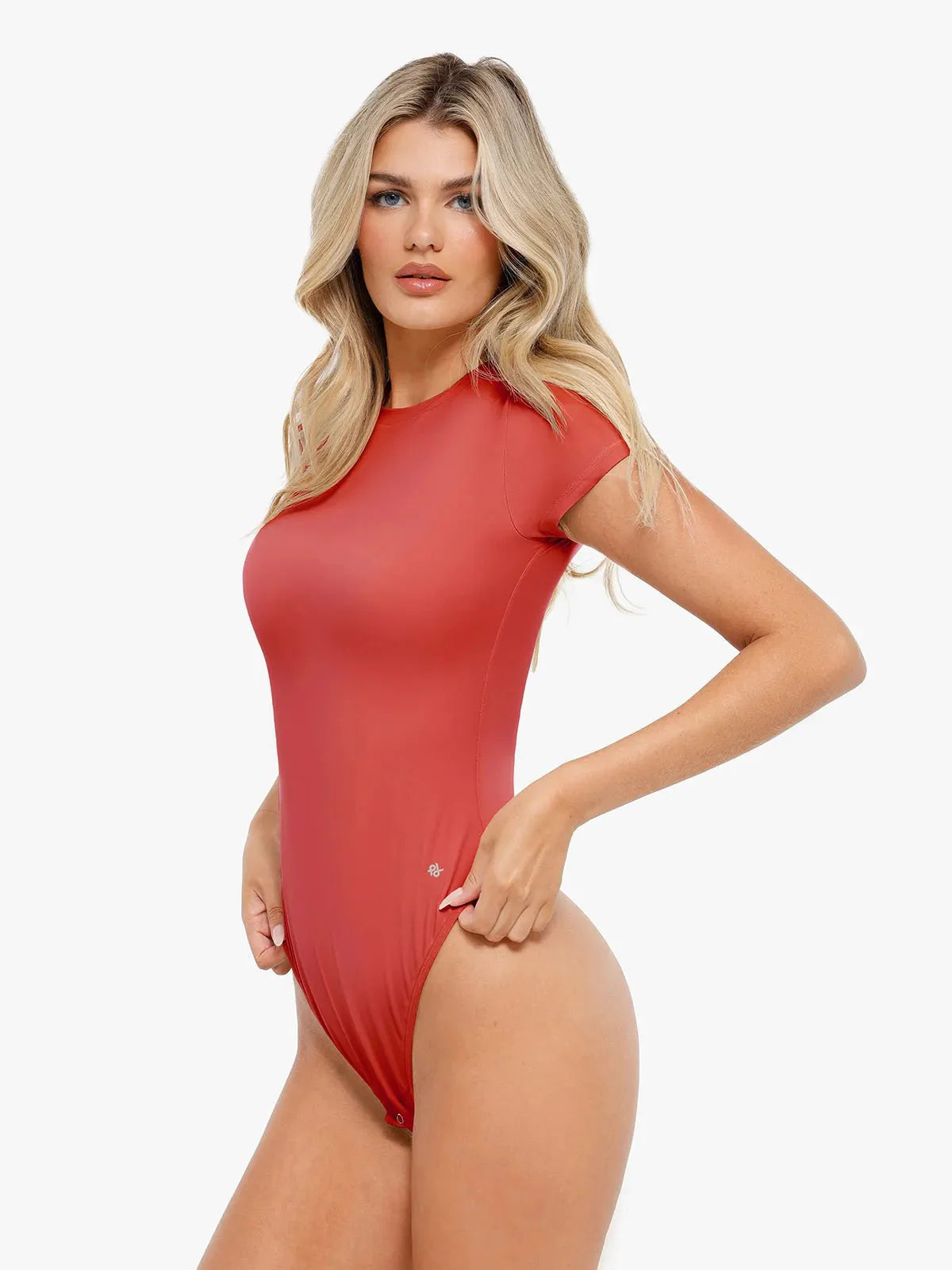 Body Modelador Manga Curta Gola Redonda Valentina Privée | CloudSense