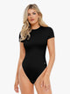 Body modelador Cloudsense de manga curta com gola redonda