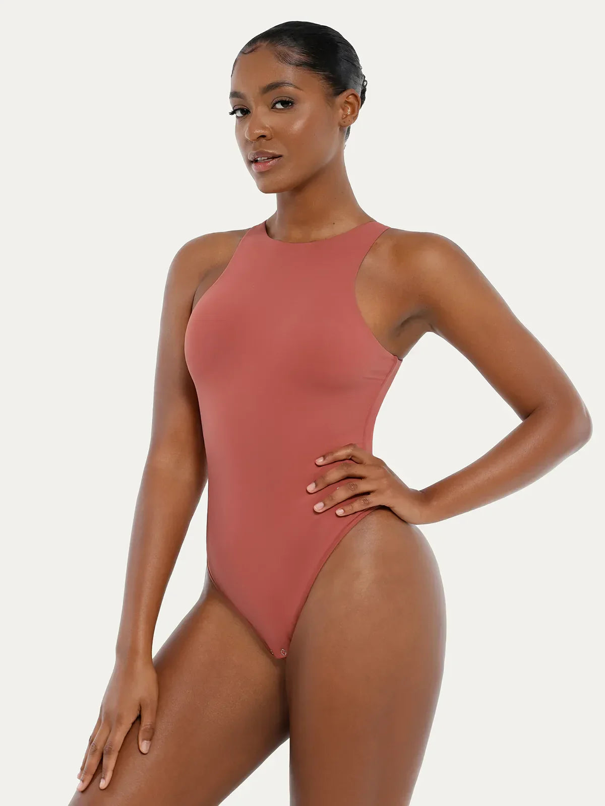 Body Modelador CloudSense Sem Mangas com Decote Redondo | Valentina Privée