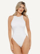 Roupas modeladoras CloudSense sem mangas com decote redondo e recortes