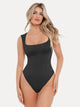 Body modelador Cloudsense sem mangas com decote quadrado