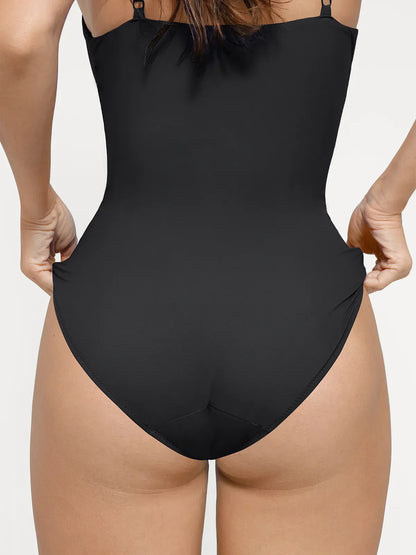 Maiô Modelador Decote V Profundo Valentina Privée