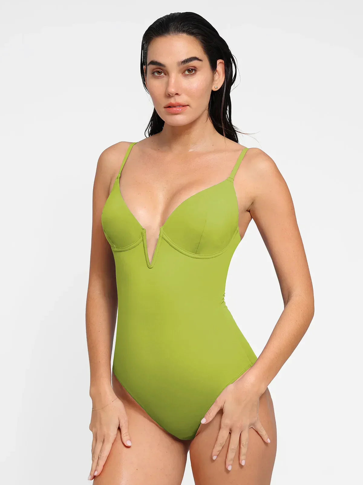 Maiô Modelador Decote V Profundo Valentina Privée