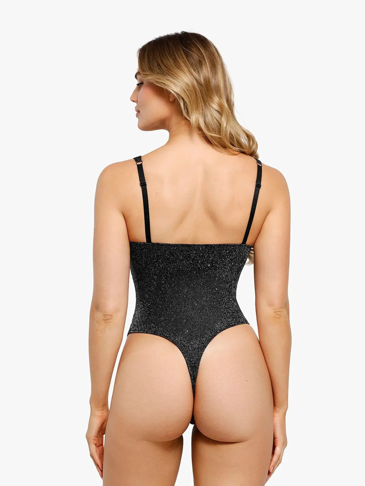 Body Modelador Metalizado com Decote Quadrado | Valentina Privée