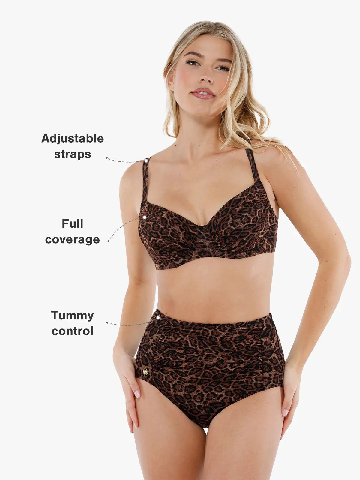 Conjunto de Biquíni Modelador Franzido na Barriga | Valentina Privée