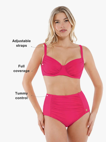 Conjunto de Biquíni Modelador Franzido na Barriga | Valentina Privée